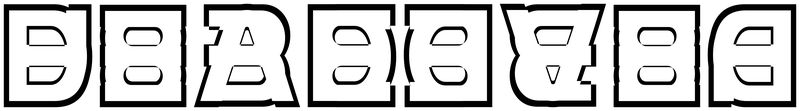 Ambigram for deadbeef in Nasaliza